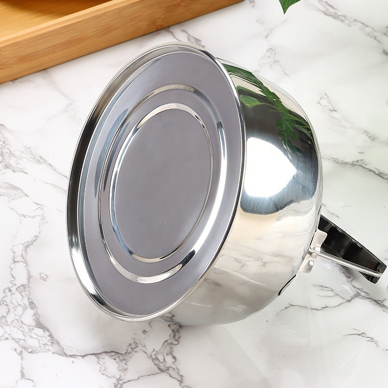 Factory Customized 1L Water Kettle Stainless Steel  Whistle Tea Pot Camping Tea Kettle