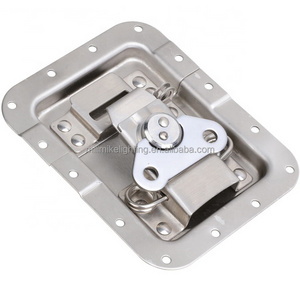 Adjustable Toolbox Toggle Door Dish Latch Metal Stamping Polished Stainless Steel Toggle Latch With Hasp Lock Draw Latch