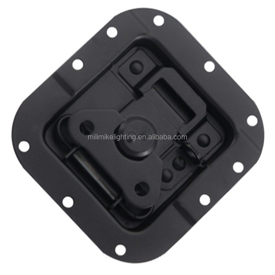 Padlockable Feature Black Butterfly Latches For Case Box Flight Case Buckle Latch Box Lock Road Rack Case Hardware