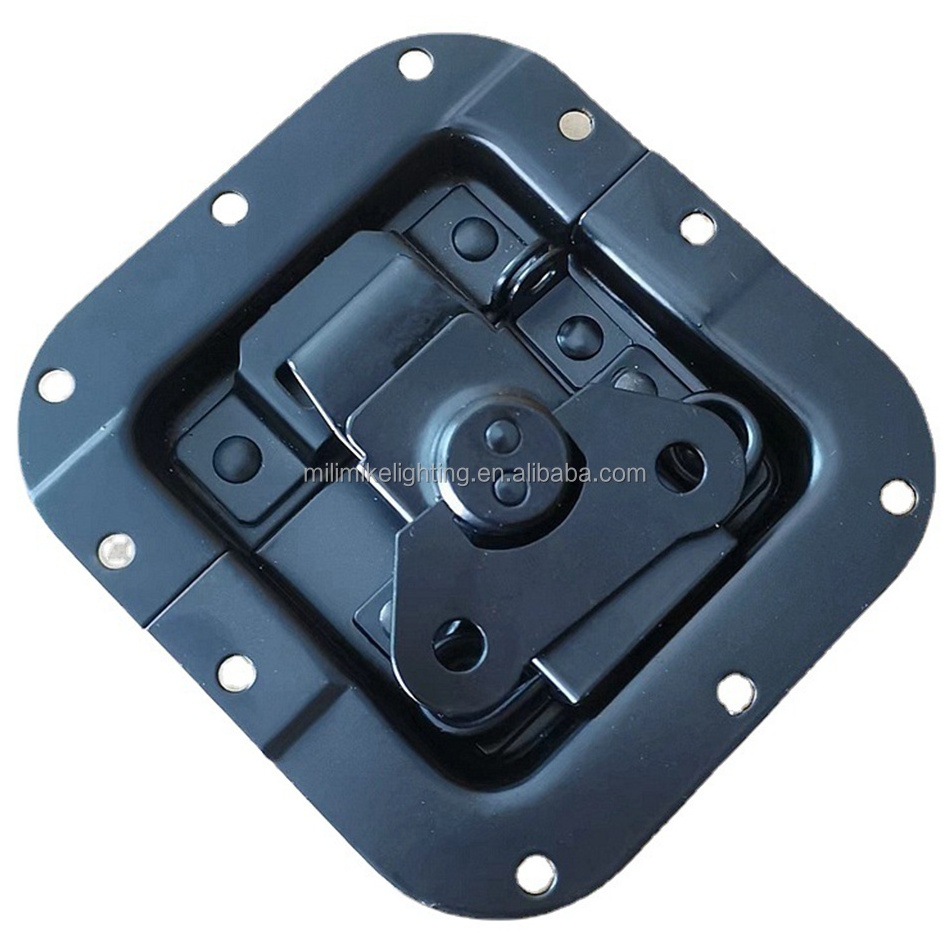 Padlockable Feature Black Butterfly Latches For Case Box Flight Case Buckle Latch Box Lock Road Rack Case Hardware