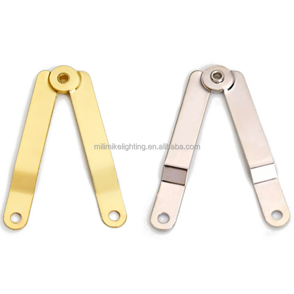 Jewelry Box Hardware Strong Steel Plated Support Hinge 140 Degree Opening Wooden Box Curved Arm Support Frame Box Support Rod