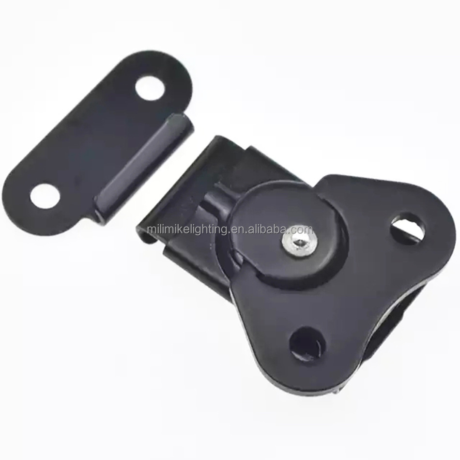 Direct Sale Stock Black Coated Metal Toggle Clip Latch Lock Wooden Box Butterfly Style Rotary Draw Latches Hasp Fastener