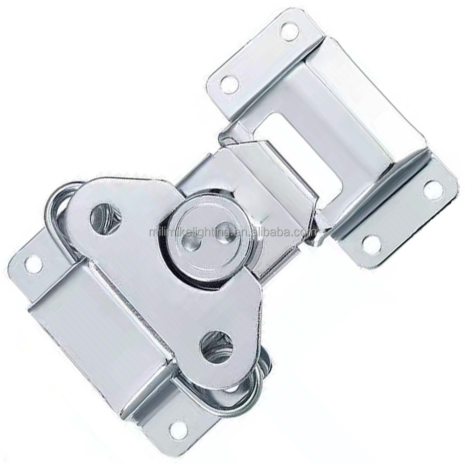 China factory produced heavy duty steel eco-friendly chrome plated crate latch twist latch Iron spring loaded butterfly latch