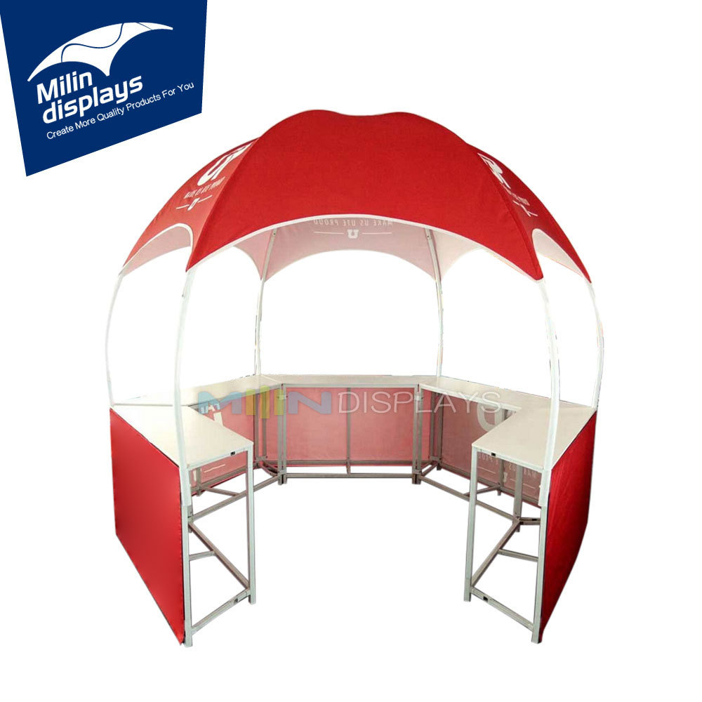 Hexagonal Metal Promotion Dome Tent Sales Kiosk Booth  Tent for Trade Show Event