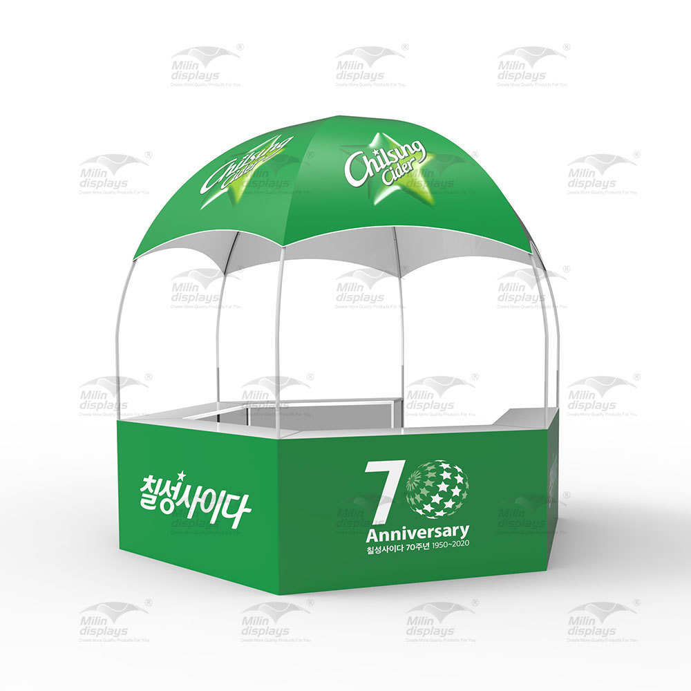 Heavy duty 10*10ft Advertising Kiosk Dome Tent, Promotion Hexagonal Booth Tent, Event Trade Show Tent