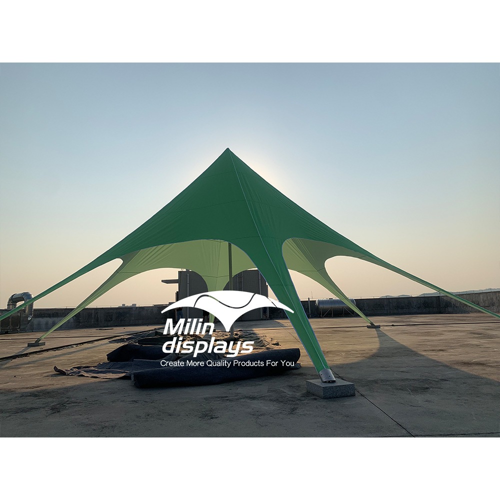 Single Double Pole Star Tent Canopy Tent For Outdoor Events Outdoor Party Tent