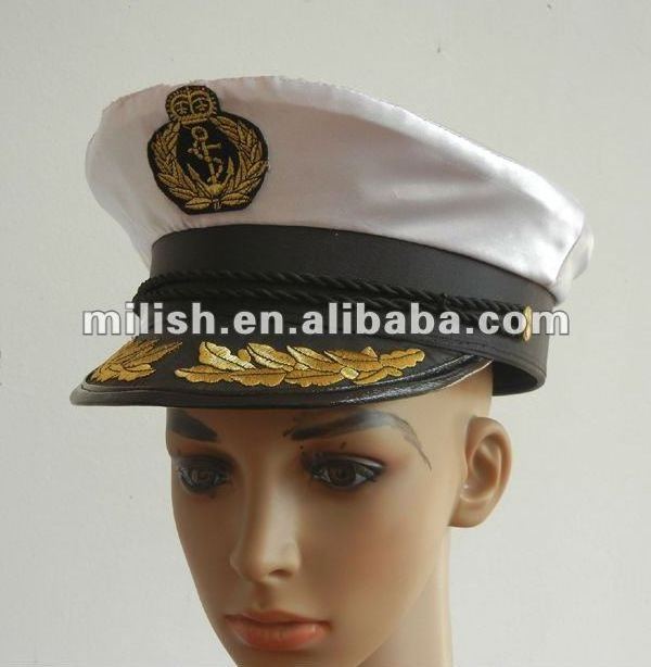 ADMIRAL NAVY COMMANDER OFFICER sailor captain hat MH-1051