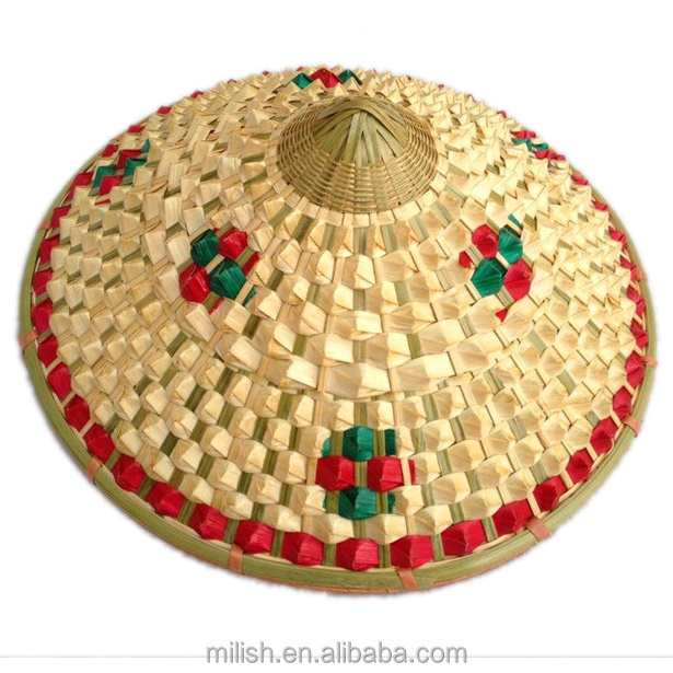 MH-3001 peasant farmer labor Asian Coolie Rice Patty Sun bamboo hat