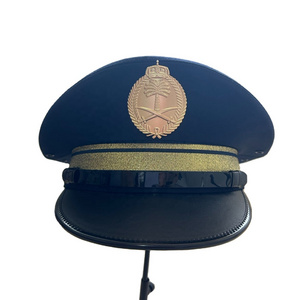 TOSTRONG Custom Wholesale cap for Ceremony Tactical Officer Hat Cap Professional Formal Captain Adjustable hats & caps