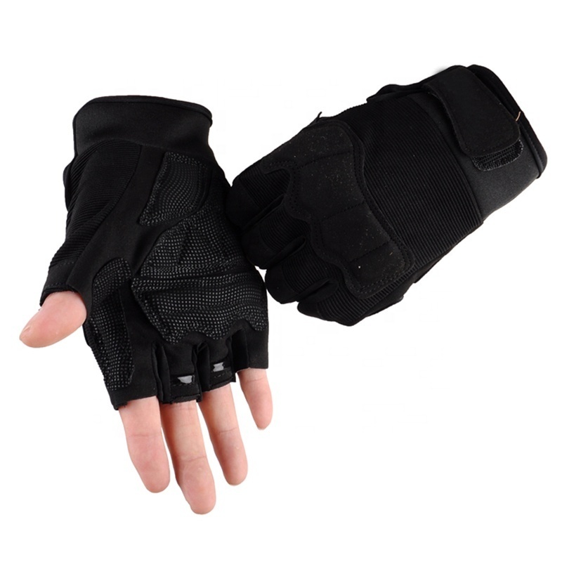 Half Finger Hand Protector Weightlifting Gloves for Pull ups Anti Slip Grip Half Finger Gloves Palm Protectors