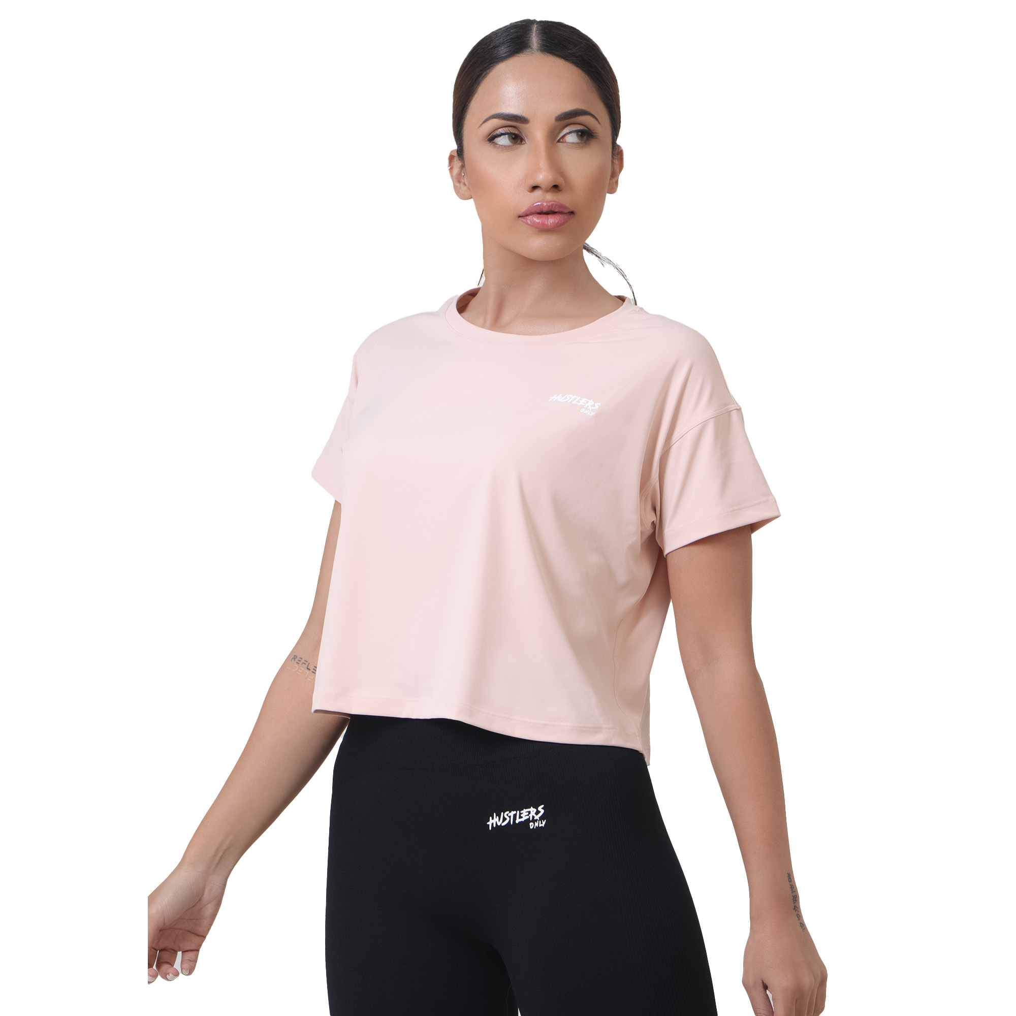 Pastel Series Women Pink Crop Top Plain Cropped Shirt Premium Quality Oversized T-Shirts Hot Selling Sustainable Women T-Shirts