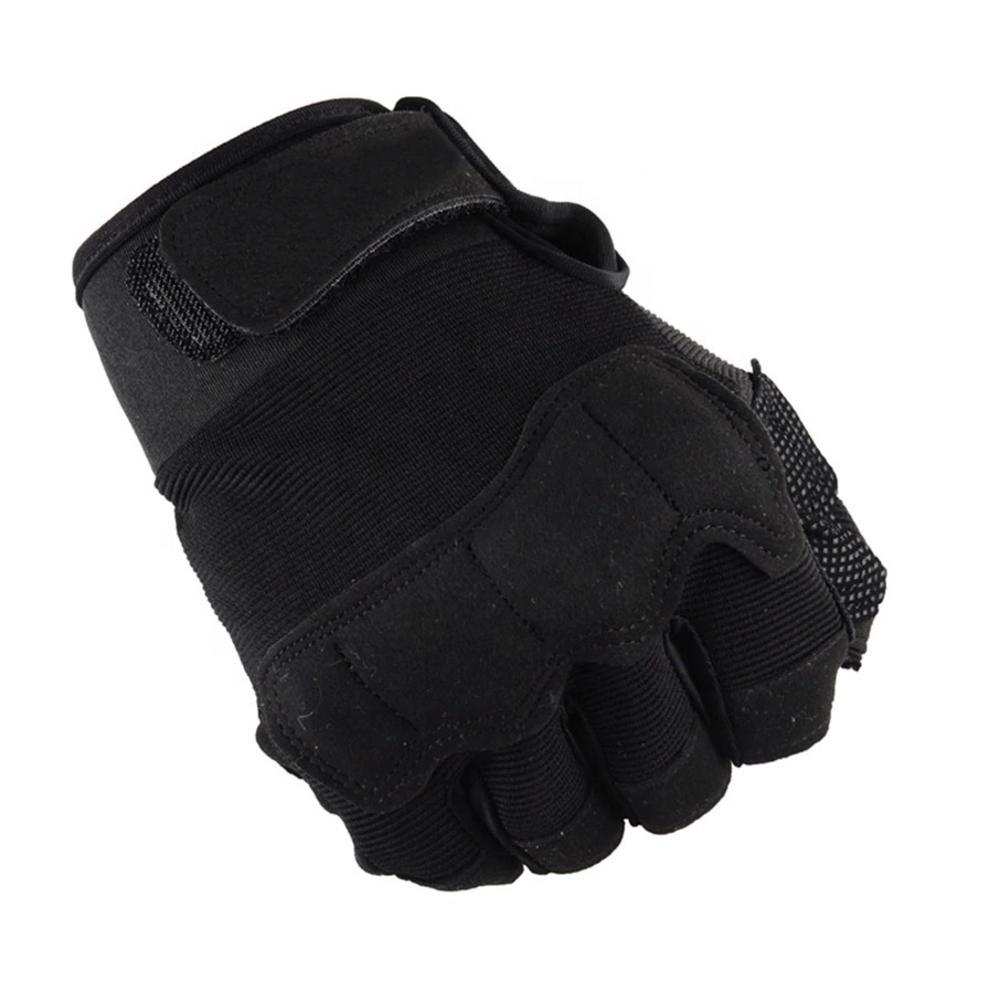 Half Finger Hand Protector Weightlifting Gloves for Pull ups Anti Slip Grip Half Finger Gloves Palm Protectors