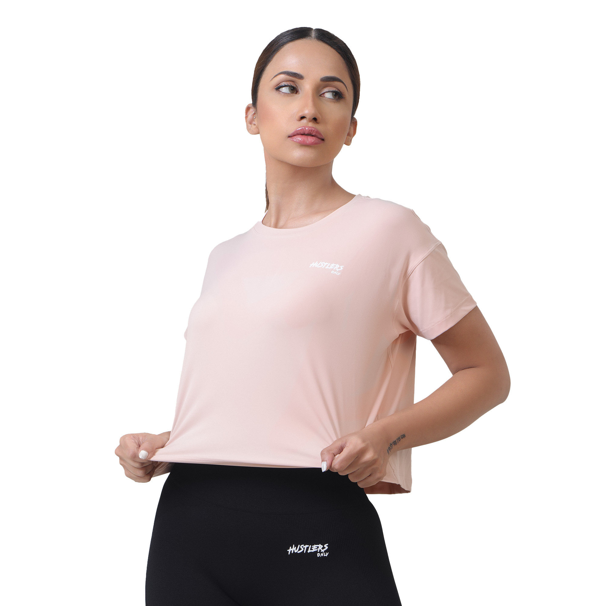 Pastel Series Women Pink Crop Top Plain Cropped Shirt Premium Quality Oversized T-Shirts Hot Selling Sustainable Women T-Shirts