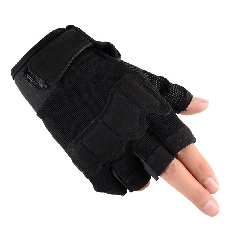 Half Finger Hand Protector Weightlifting Gloves for Pull ups Anti Slip Grip Half Finger Gloves Palm Protectors