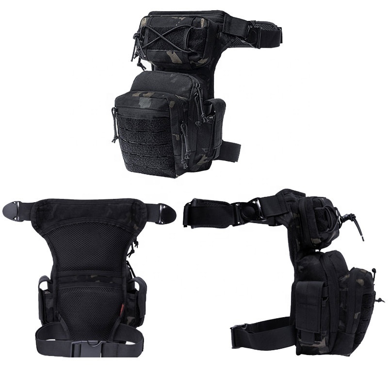 Yakeda Custom Drop Leg Bag Tactical belly Pouch men security Duty Tactical Molle Detecting Thigh Pack Fanny Pack Waist Bag