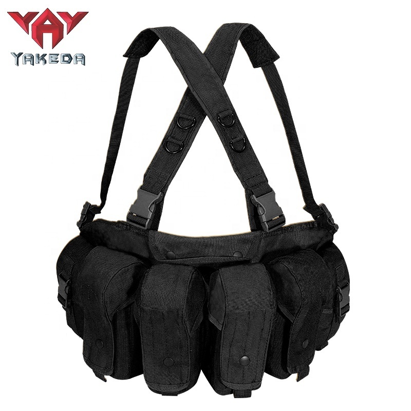 ON SALE YAKEDA Coyote Magazine Tactical Vest Chicom  Chest Rig Woodland MC Training Vest