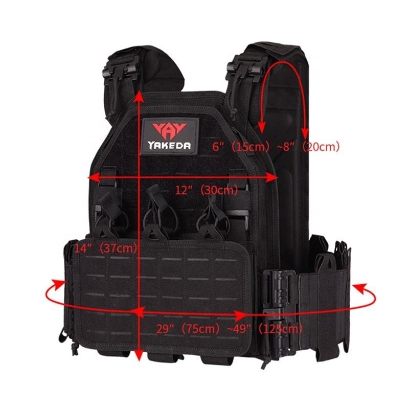 Yakeda Tactico Plate Carrier Tactical Vest New Carrier Vest 1000d Laser Cut Adaptive Modular 6094 Tactical Vest Colete Tatico