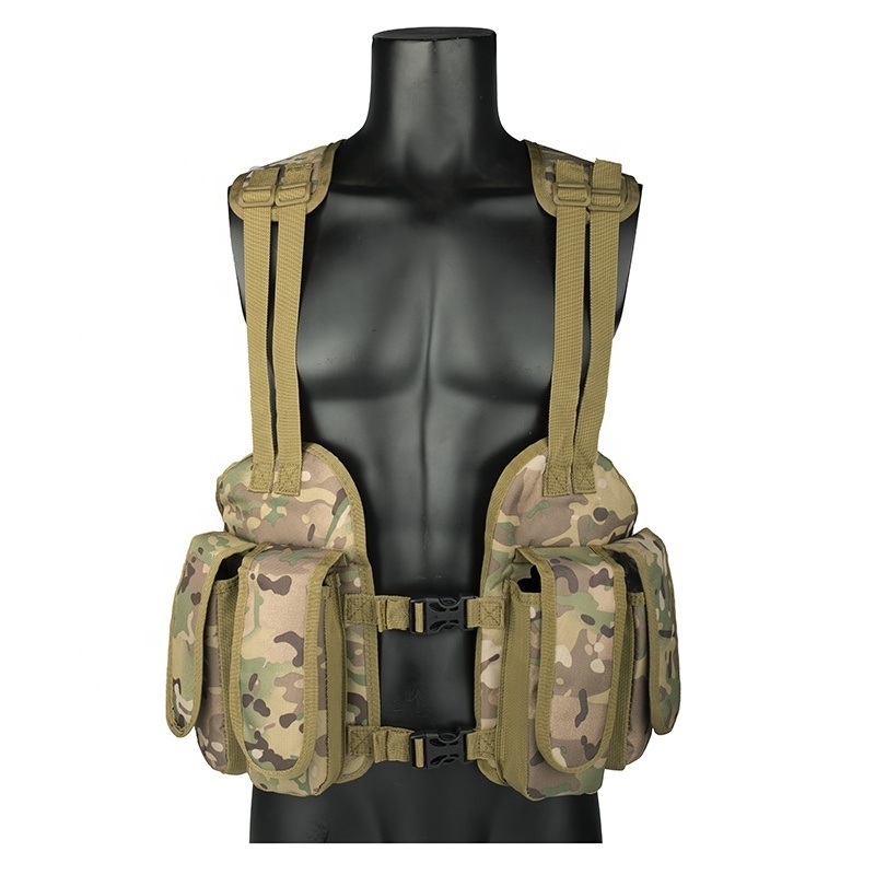 Yakeda High Quality Compact Utility Tool Crossbody Harness Vest Conceal Tactical Modular Assault Chest Rig With Magazine Pouches