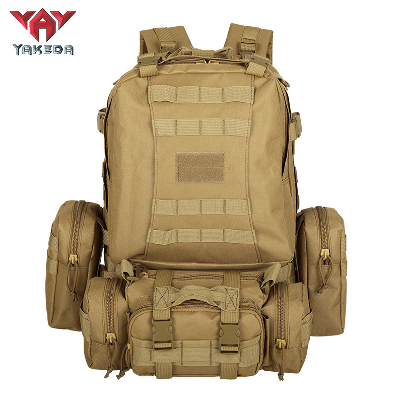 YAKEDA Custom Combat Outdoor Travel Climbing Camping Mountaineering Tactical Backpack