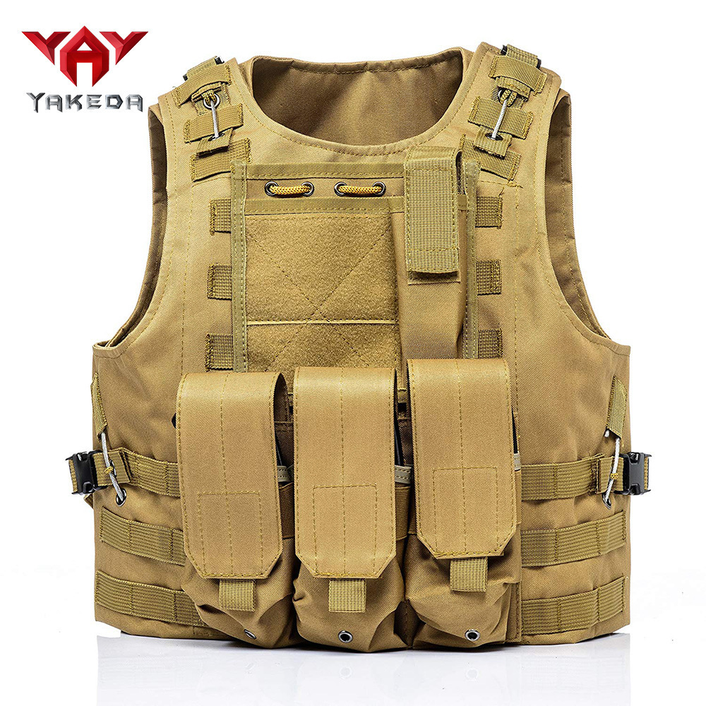 ON SALE YAKEDA Coyote Magazine Tactical Vest Chicom  Chest Rig Woodland MC Training Vest