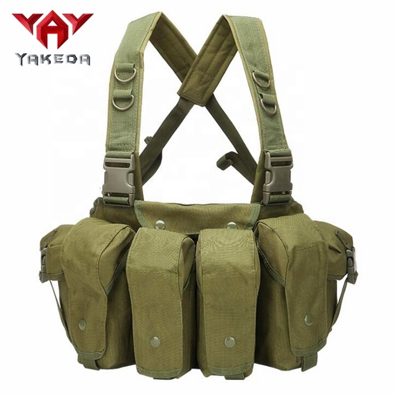 ON SALE YAKEDA Coyote Magazine Tactical Vest Chicom  Chest Rig Woodland MC Training Vest