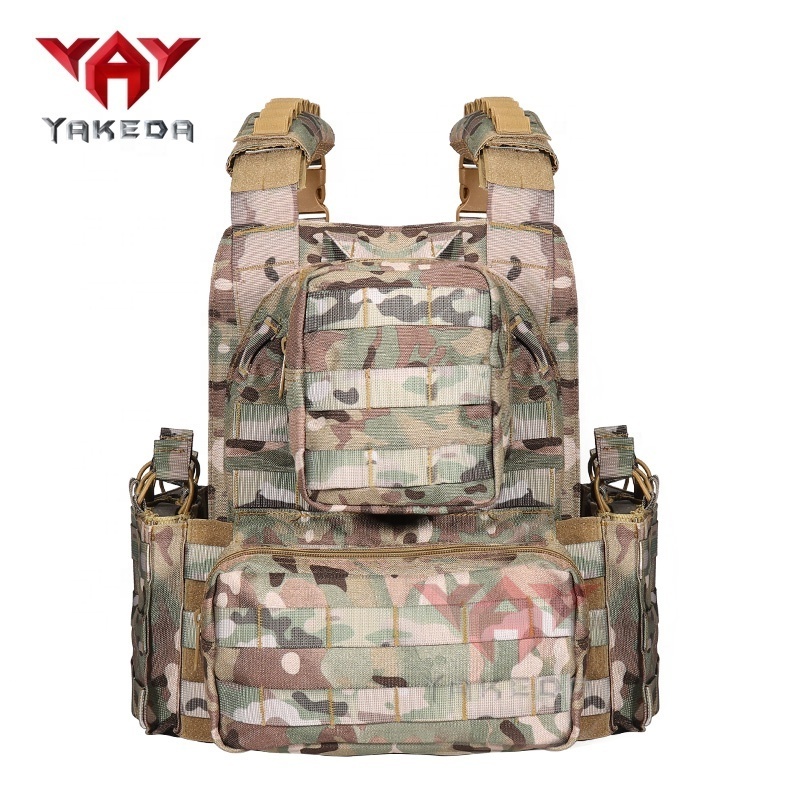 YAKEDA In Stock Hunting Vest Chaleco Tactico Personal Protective Plate Carrier Tactical Vest Colete Tatico