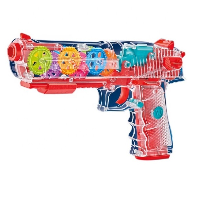 Wholesale China Plastic Pistolas de juguete Electronic Color Toy Gun for Kids with Lights Gear for Kids Gun of Swat