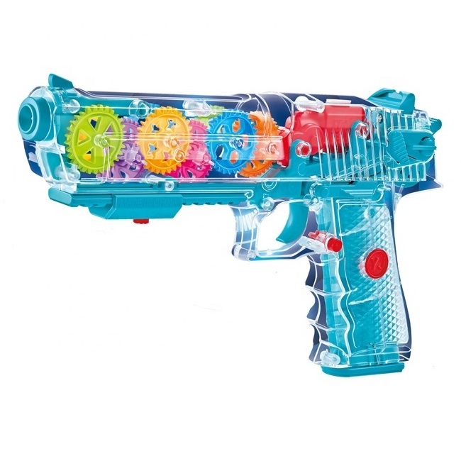 Wholesale China Plastic Pistolas de juguete Electronic Color Toy Gun for Kids with Lights Gear for Kids Gun of Swat