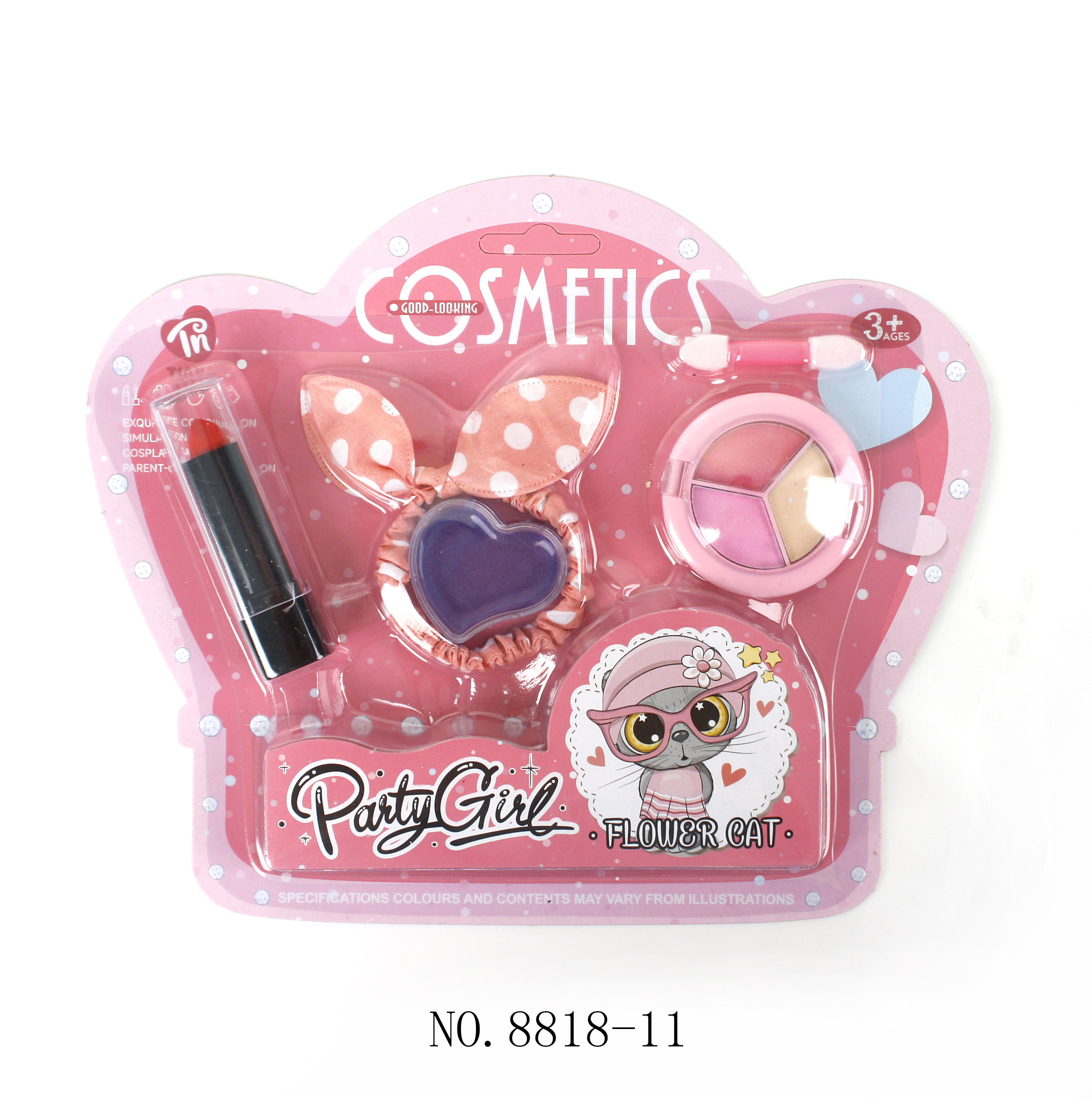 Pretend play toy makeup set beauty children cosmetic princess dress up lipstick nail for girl makeup toy