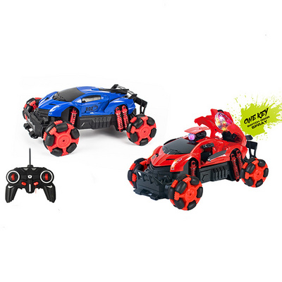 Hot 1:20 RC Remote Control Cars Drift Fast Car with Explosive Tires Spray Function for Kids