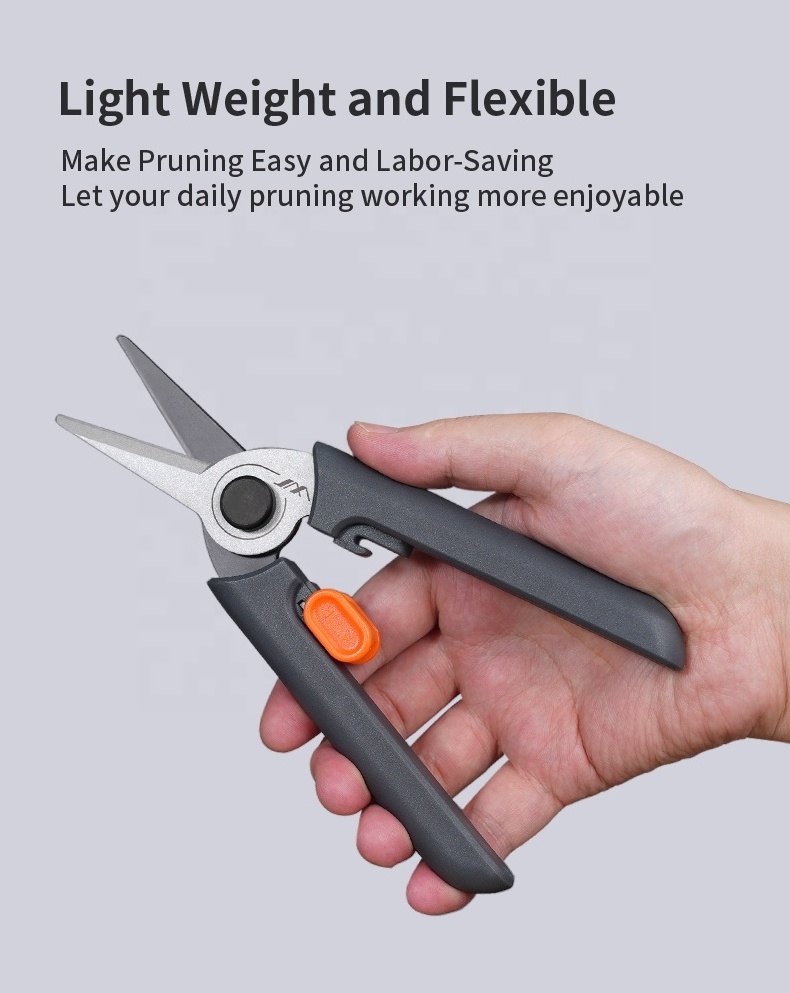 JIMIHOME JM-W202 New Design Garden Tool Pruner Getting Started Pruning Shears for Gardening Use SK5 Blade 105