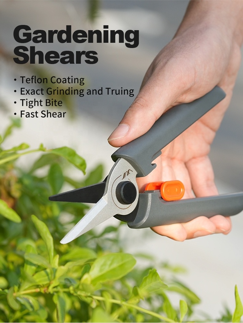 JIMIHOME JM-W202 New Design Garden Tool Pruner Getting Started Pruning Shears for Gardening Use SK5 Blade 105