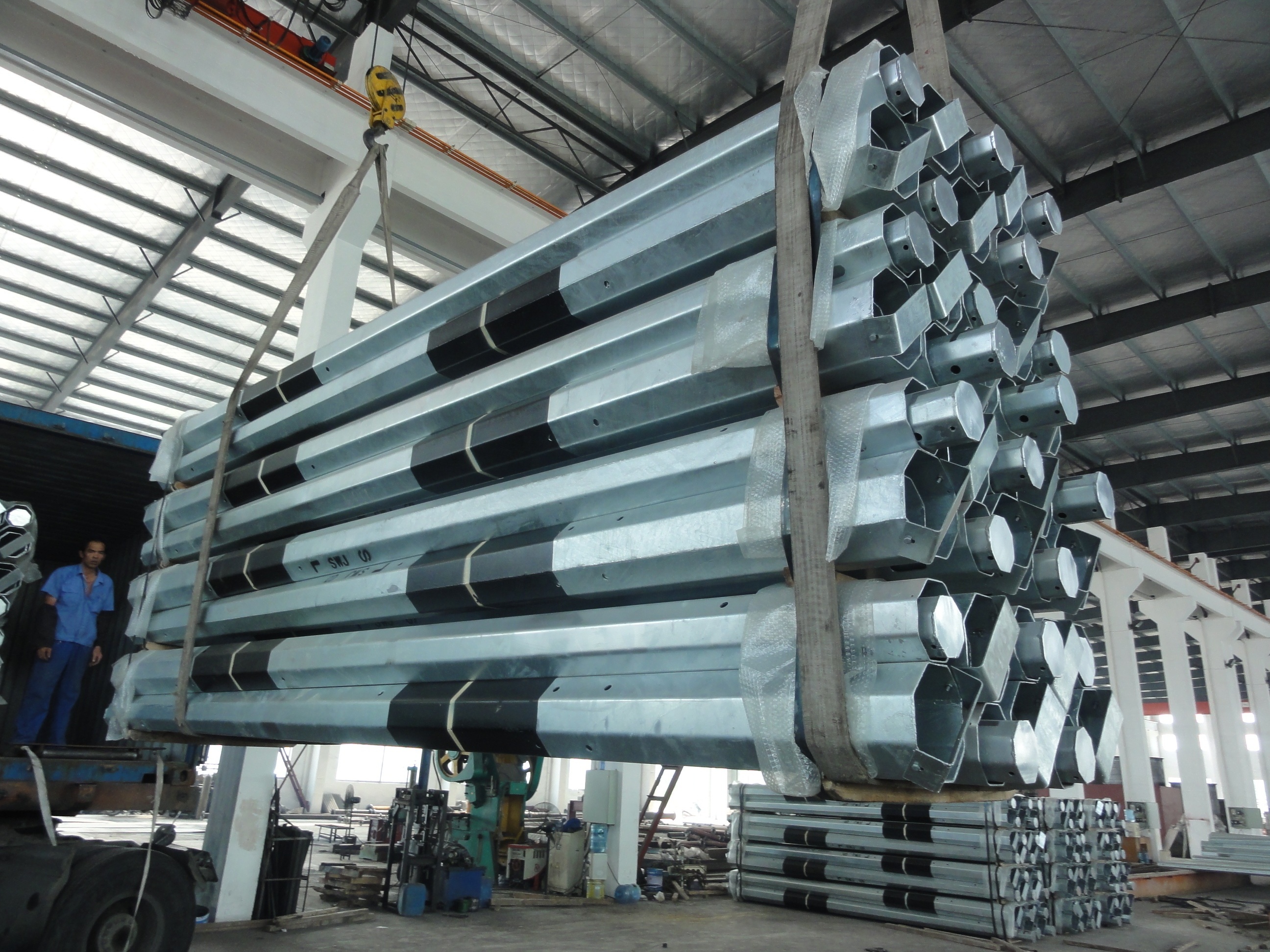 Transmission Line steel electricity power pole