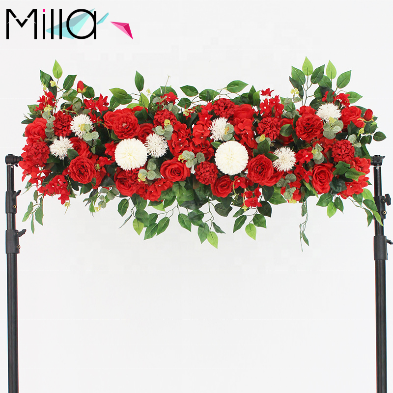 Wedding Decoration Artificial Flowers Road Guidance Floral Background Wall Scene Decorations