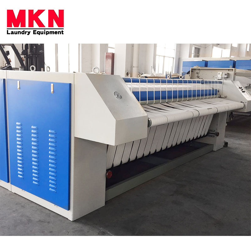 3000mm Fully Automatic Steam Heating Roller Flatwork Ironer Bed Sheet Ironing Machine