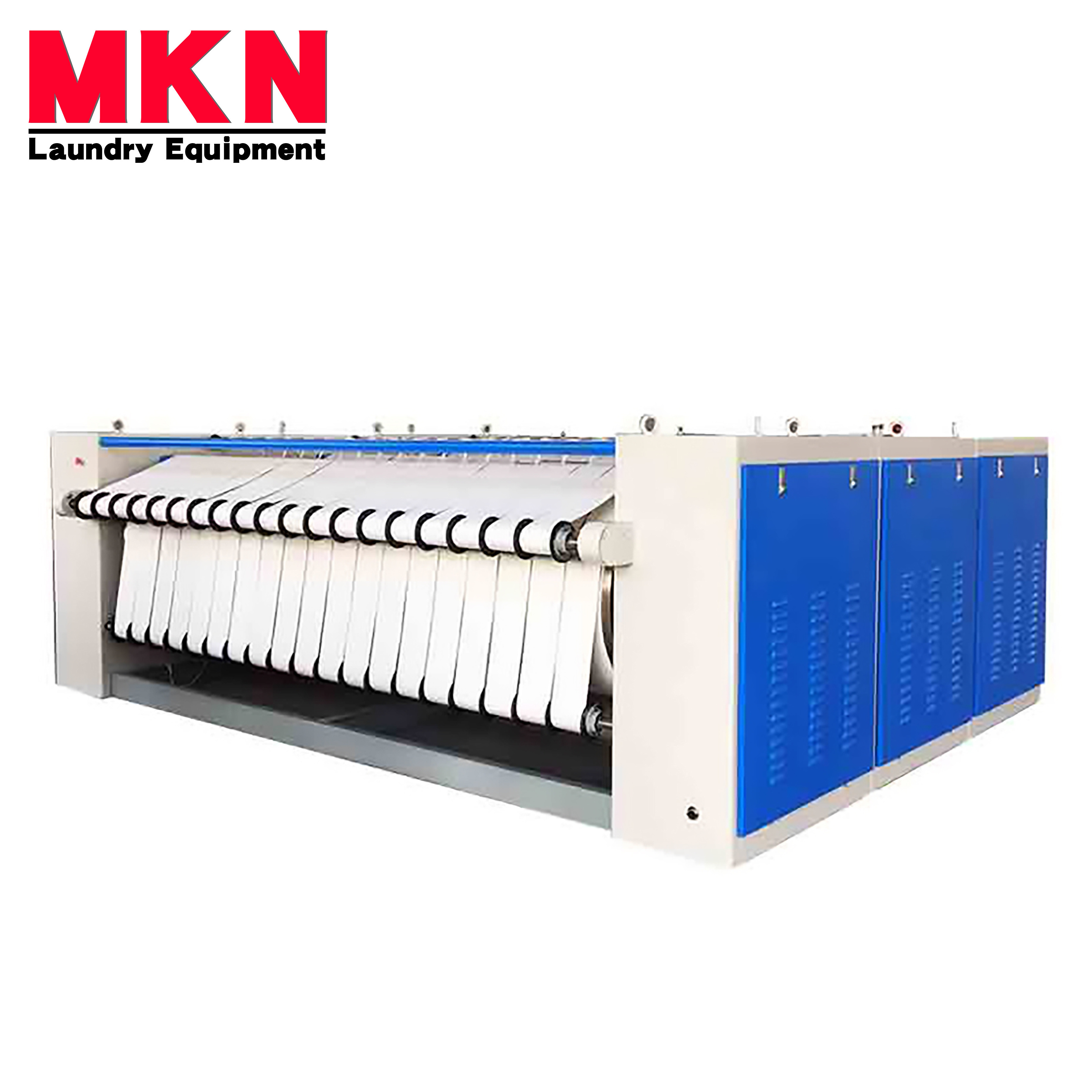 3/3.3m Hot Sale Fully Automatic Steam Heating Roller Flatwork Ironer Bed Sheet Ironing Machine Industrial Use