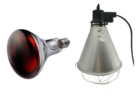 Aluminum hood for heating lamps IR lamp holder reflector lampshade