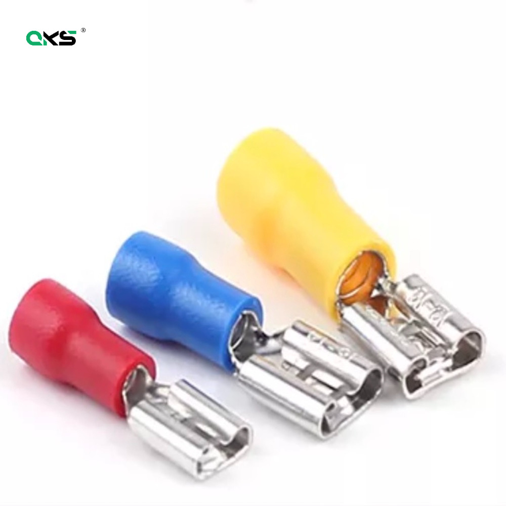 FDD  Insulated Wire Spade Female Quick Disconnect Terminals With Pvc Insulation