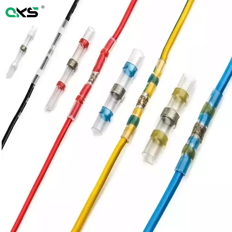 Solder ring heat shrink tube Wire protective sleeve heat shrink tube transparent terminal waterproof sleeve quick to connector