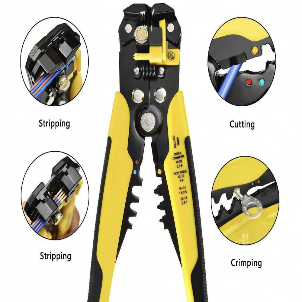 Wire Stripper Multi Tool Function Tools Plier Steel Craft Stainless Surface steel handle electrical tools sertisseuse plombier