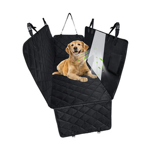 High Quality Dog Car Seat Cover with View Mesh Window Pet Cars Trucks Suv Hammock Waterproof Nonslip Backing Keep Clean