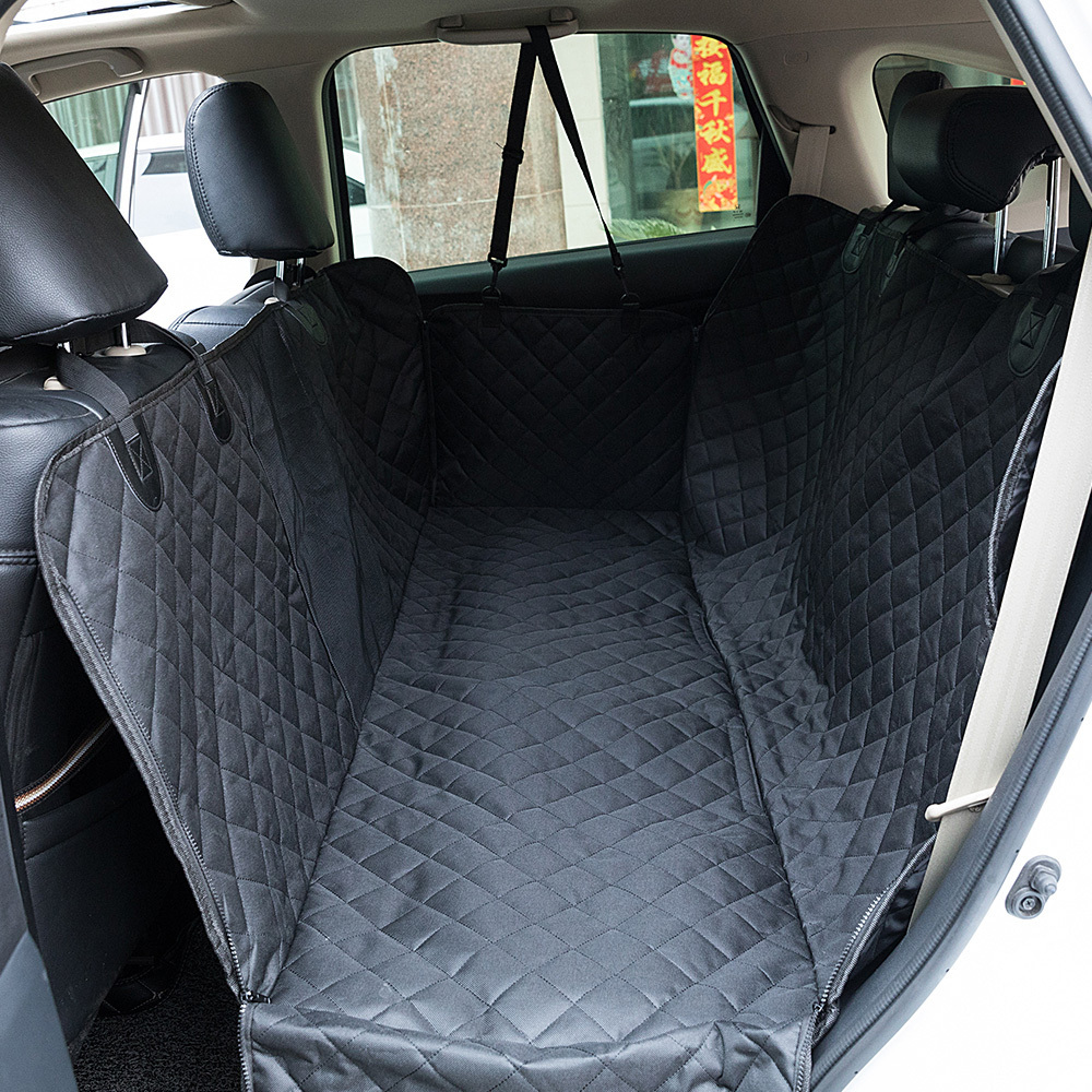 High Quality Dog Car Seat Cover with View Mesh Window Pet Cars Trucks Suv Hammock Waterproof Nonslip Backing Keep Clean