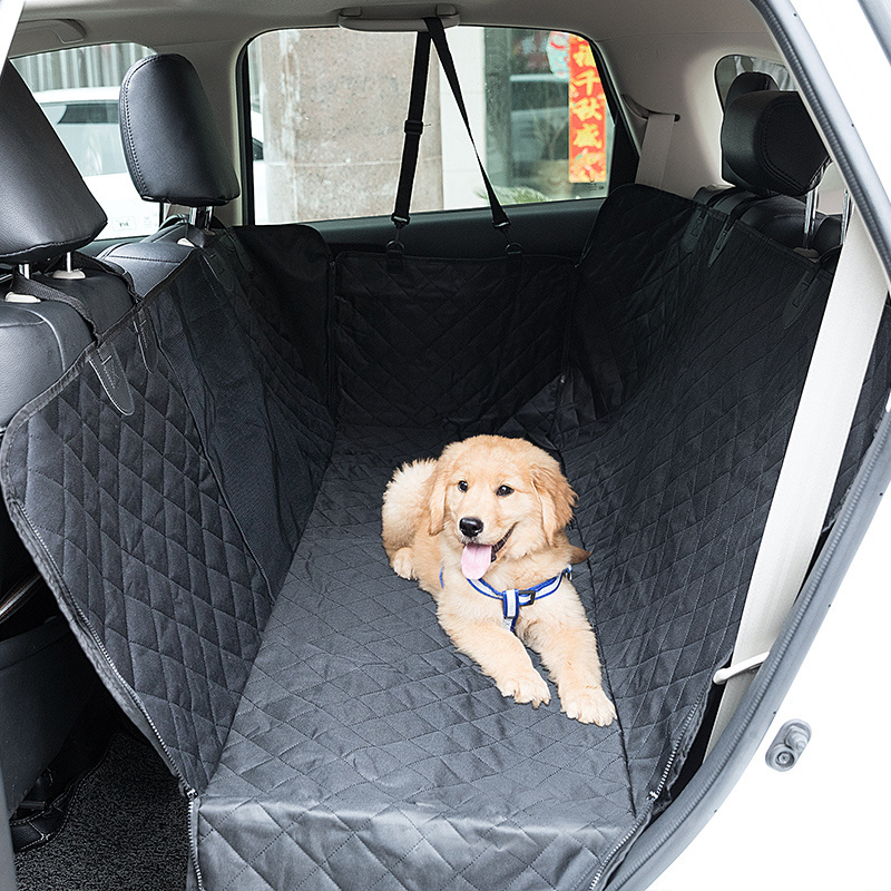 High Quality Dog Car Seat Cover with View Mesh Window Pet Cars Trucks Suv Hammock Waterproof Nonslip Backing Keep Clean