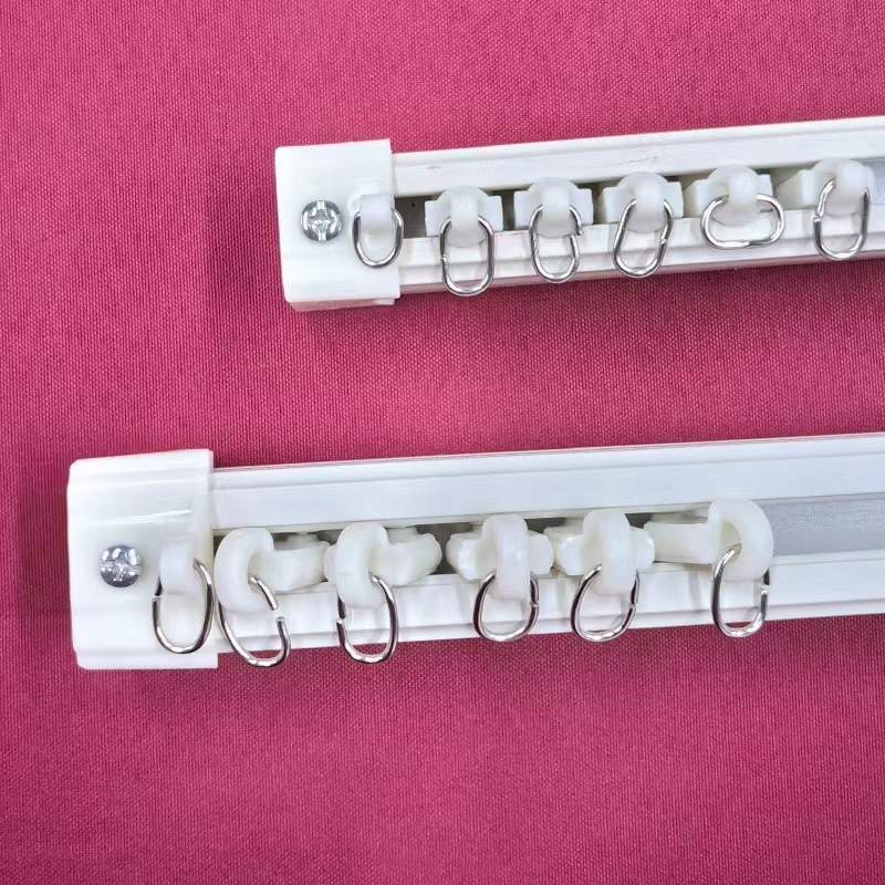 curtain track pulley top mounted side mounted curtain rod complete set of guide rail hook type aluminum alloy curtain track