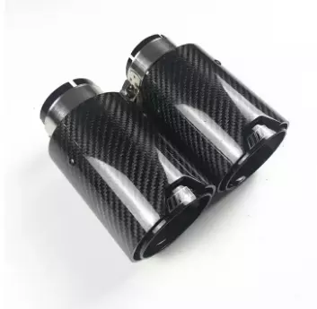 New Style Chrome Stainless Steel Carbon Fiber Muffler Exhaust Tip For BMW M2 M3 M4 F87 F80 F82 F83 M5 F10 M6 F12 F13 X5M X6M