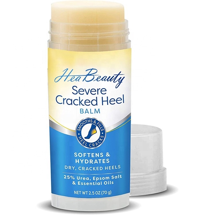 Softening Foot Repair Care Cream Skin Healing Ointment For Cracked Heels and Dry Feet Organic Private Label