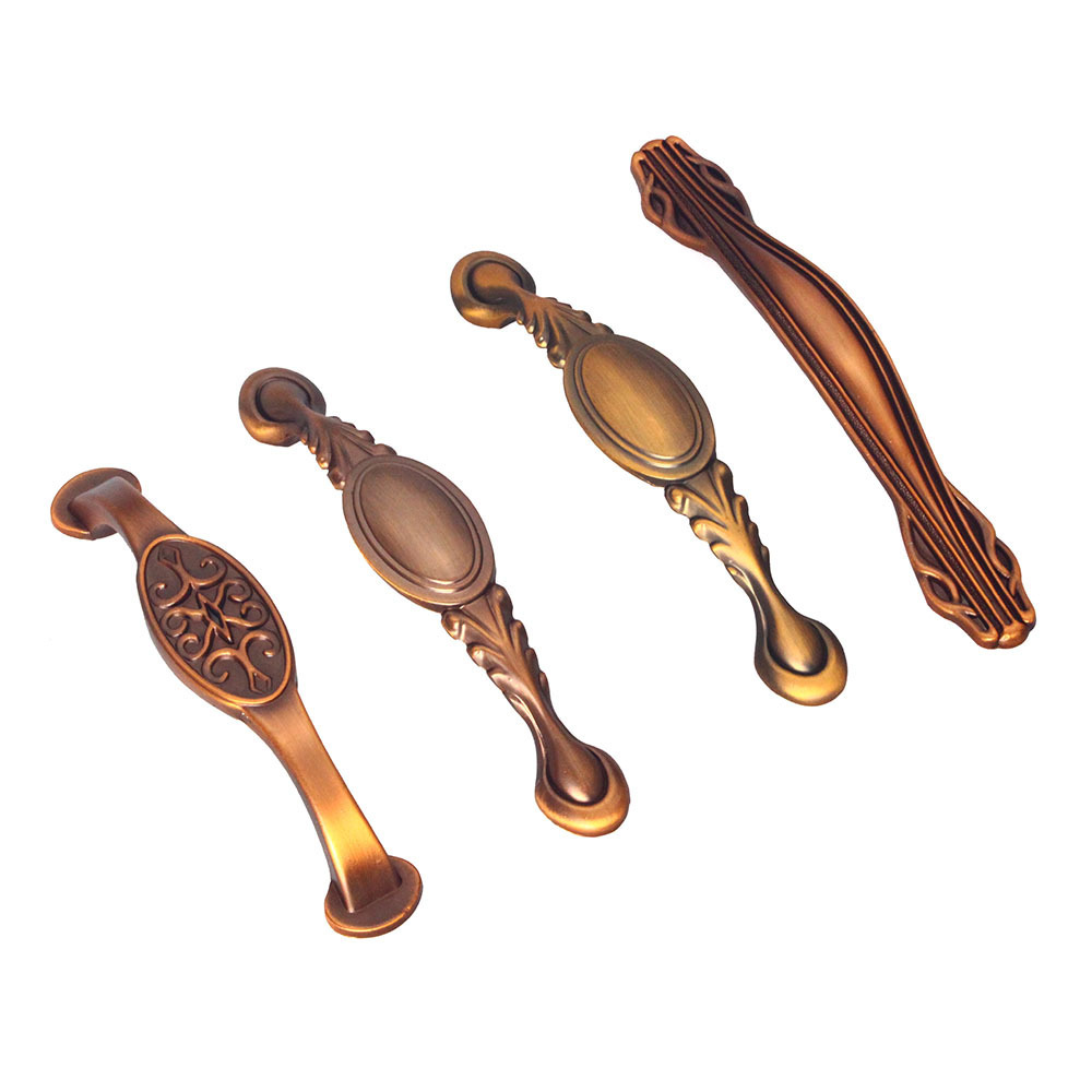 cheap personalized reasonable price die casting  vintage antique bronze cabinet handle drawer pulls