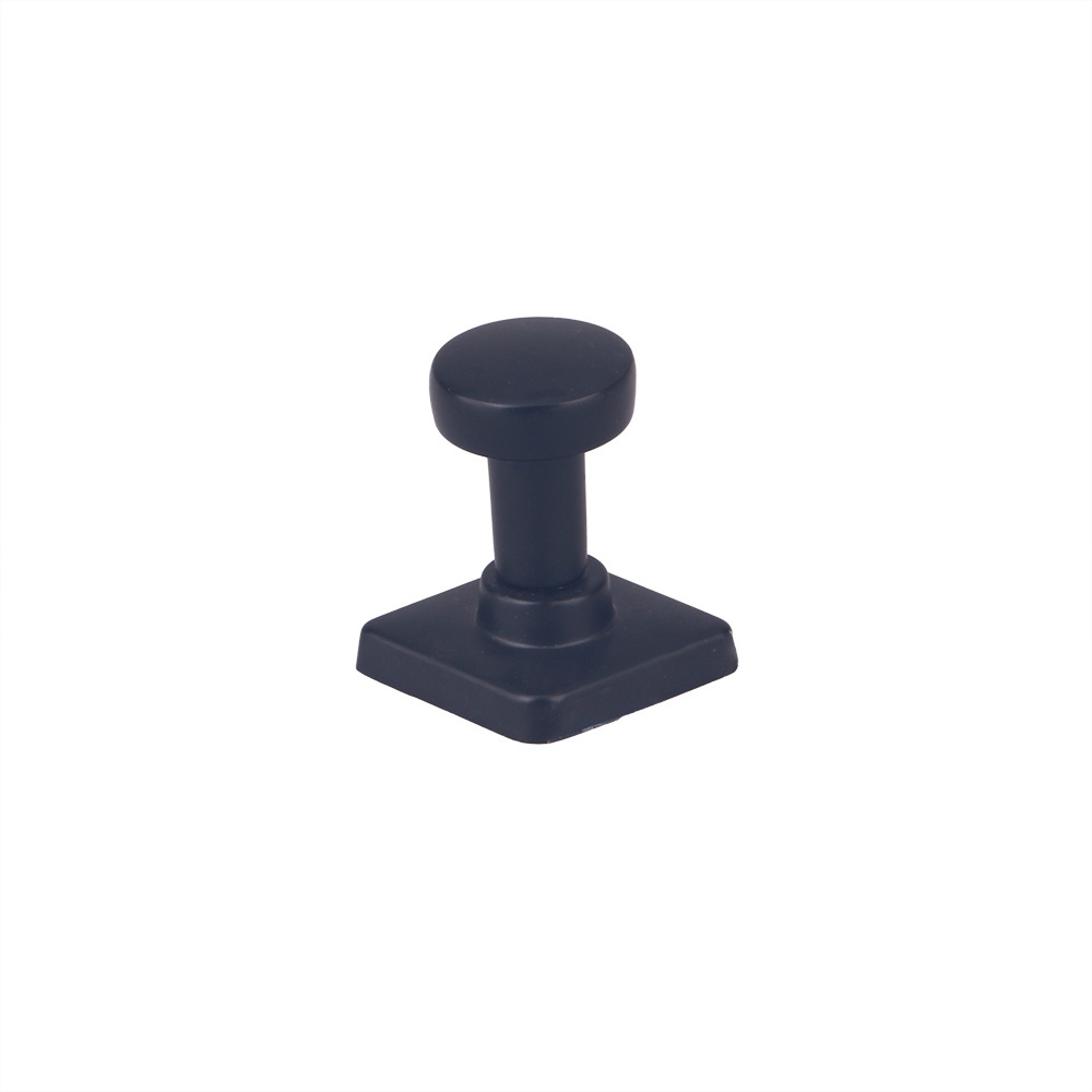 Decorative Black Hat and Coat Wall Mount Rack 5 Hooks for Robes