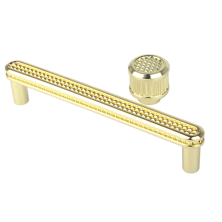 Cabinet Kitchen Pulls and Knobs Matt Black knurled bedroom door handles Zinc Alloy Classic Furniture Handle & Knob