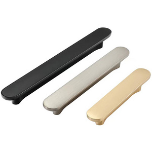 2021 new modern kitchen cabinet handles  premium oem factories  black gold brushed nickel cabinet pulls